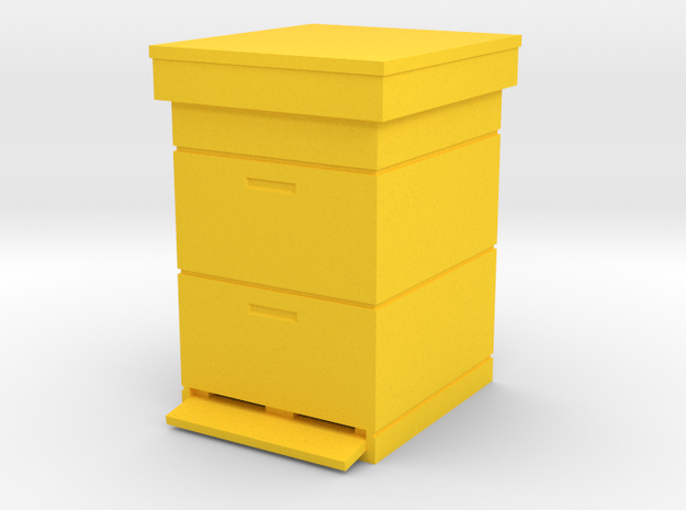 Beehive Dadant 1/13.3 in Yellow Processed Versatile Plastic