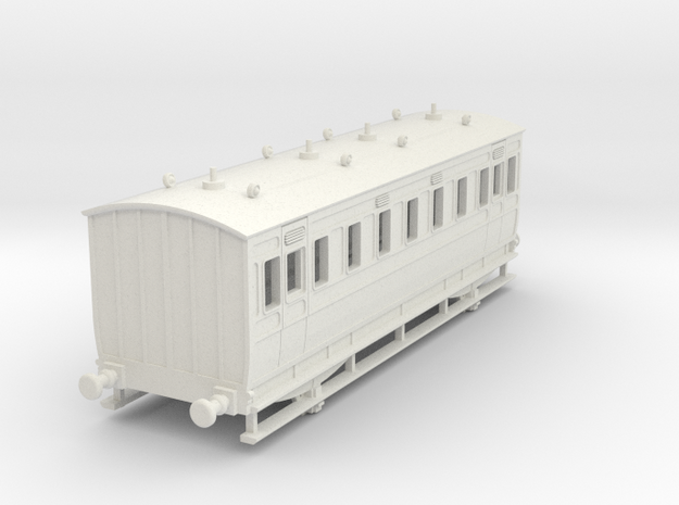 0-76-ner-n-sunderland-saloon-2nd-coach in White Natural Versatile Plastic