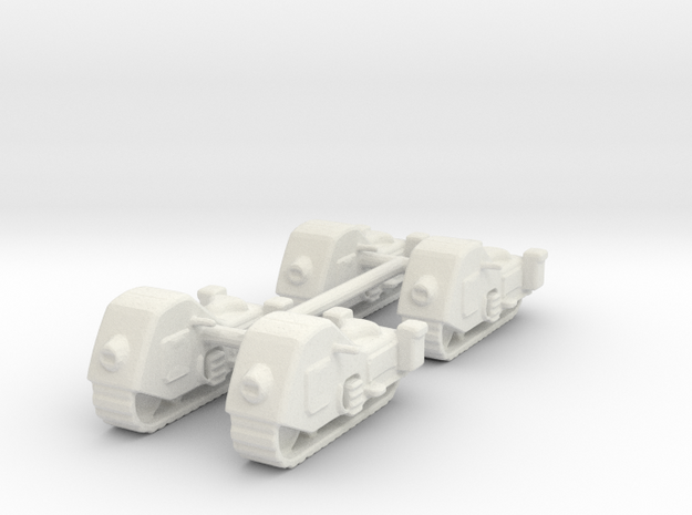 Schneekrad military concept 1:87 in White Natural Versatile Plastic