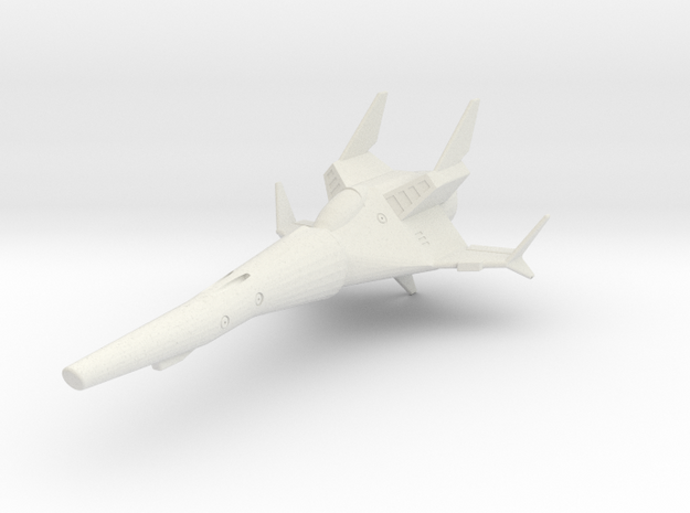 TA02 SR5 Space Fighter in White Natural Versatile Plastic