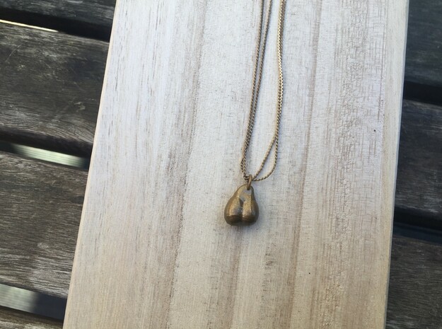 Balls Pendant in 14k Gold Plated Brass