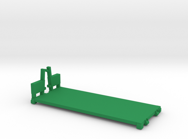 M1077 PLS Flat Rack in Green Processed Versatile Plastic: 1:160 - N