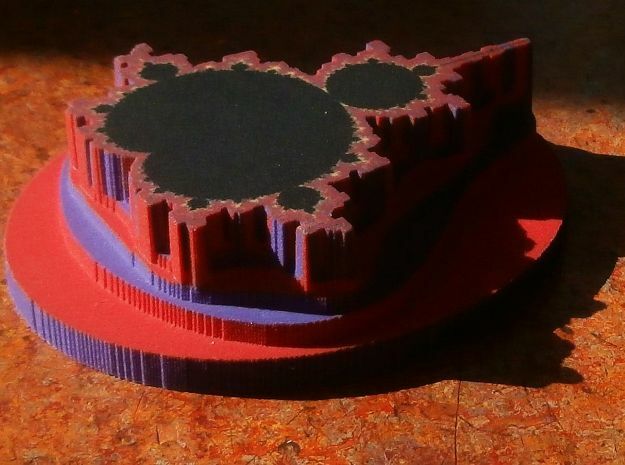 3D Mandelbrot in Full Color Sandstone