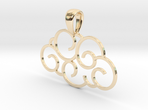 Cloudy in 14K Yellow Gold