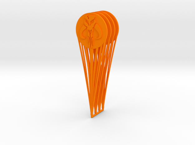 (Legion) 4x CP Hologram Mandalorian in Orange Processed Versatile Plastic