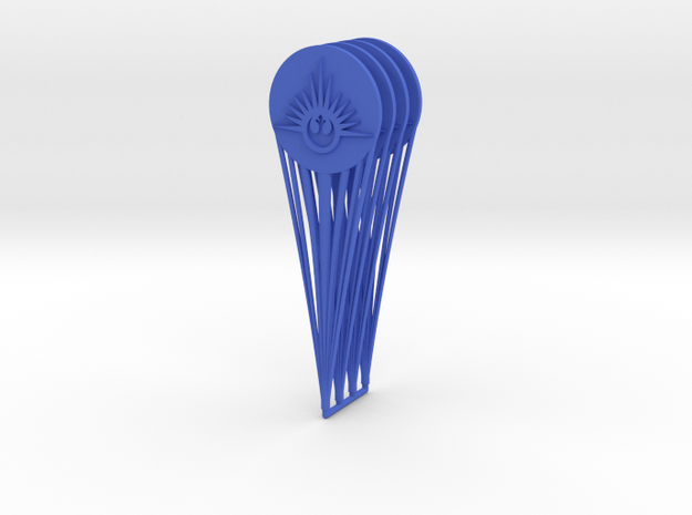 (Legion) 4x CP Hologram New Republic in Blue Processed Versatile Plastic