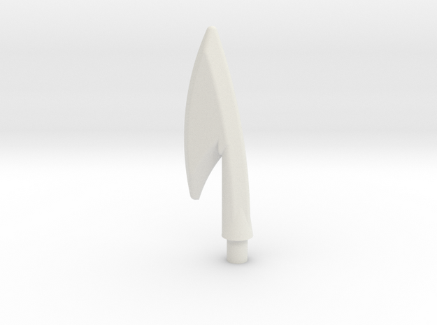Trident Spear 3 in White Natural Versatile Plastic