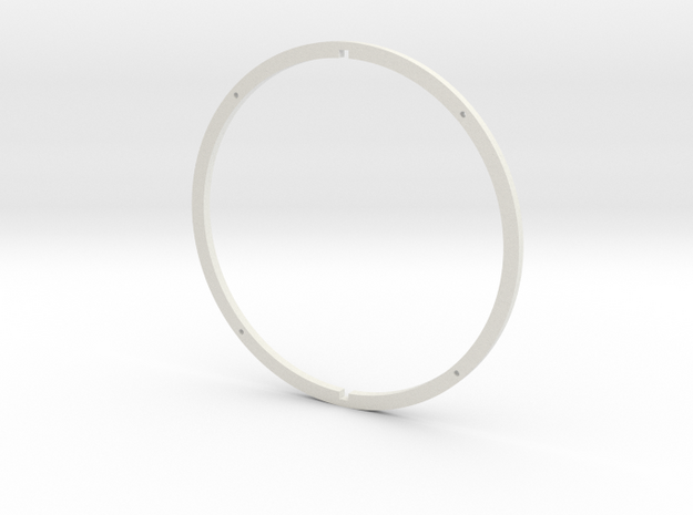 Ring Outter in White Natural Versatile Plastic