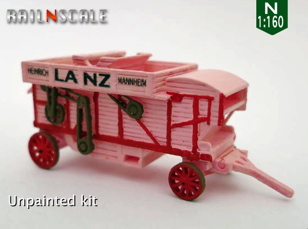 Lanz Dreschmaschine (N 1:160) in Tan Fine Detail Plastic