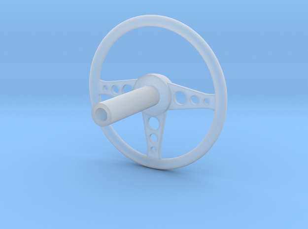 SteeringWheel-B in Tan Fine Detail Plastic