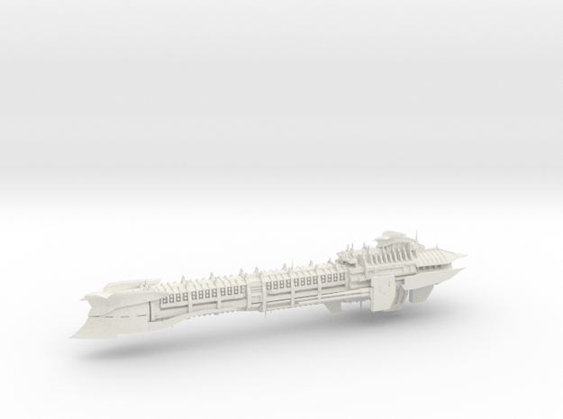 Imperial Legion Long Cruiser - Armament Concept 9 in White Natural Versatile Plastic