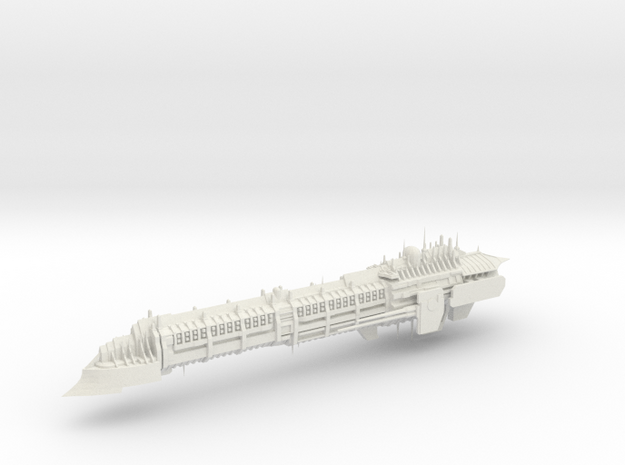 Imperial Legion Long Cruiser - Armament Concept 5 in White Natural Versatile Plastic