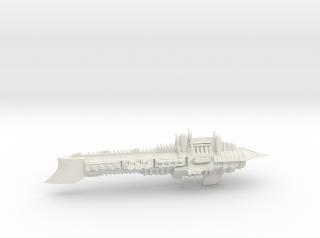 Imperial Legion Super Cruiser - Armament Concept 1 in White Natural Versatile Plastic
