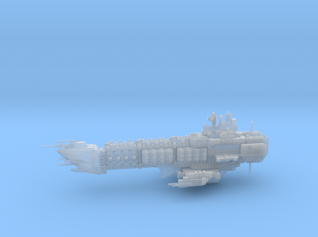 Navy Alternative Capital Cruiser - Concept 2  in Smooth Fine Detail Plastic