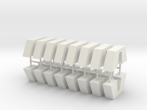Aqueduct Pillar Pack in White Natural Versatile Plastic