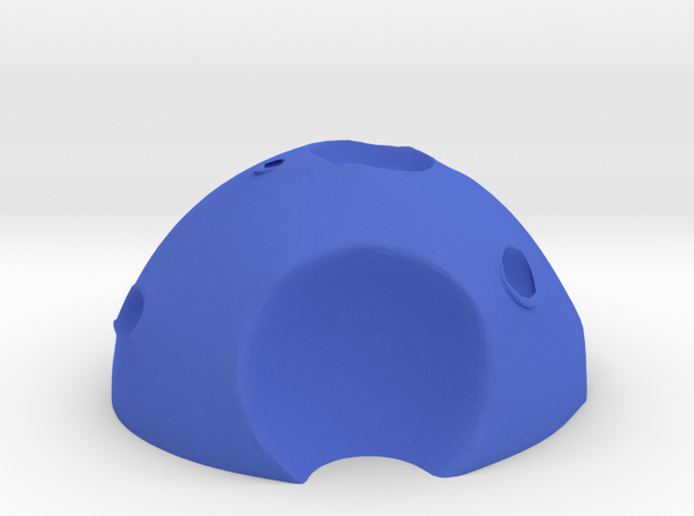 ! - Moon - Concept A  in Blue Processed Versatile Plastic
