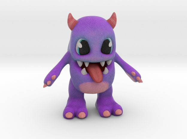 Baby Monster Colored_small in Natural Full Color Sandstone