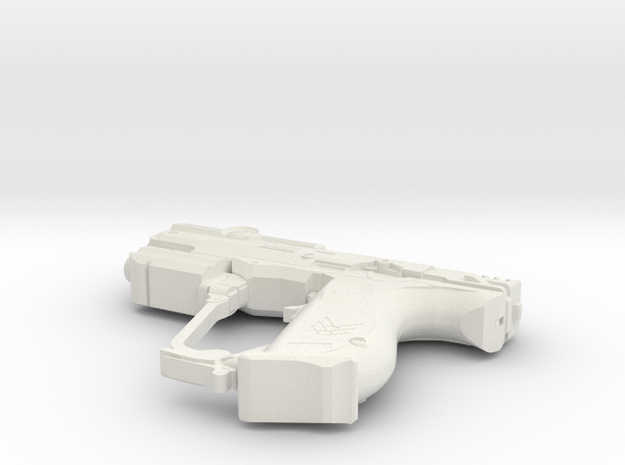 1:3 Miniature Halo 5 Magnum in White Natural Versatile Plastic