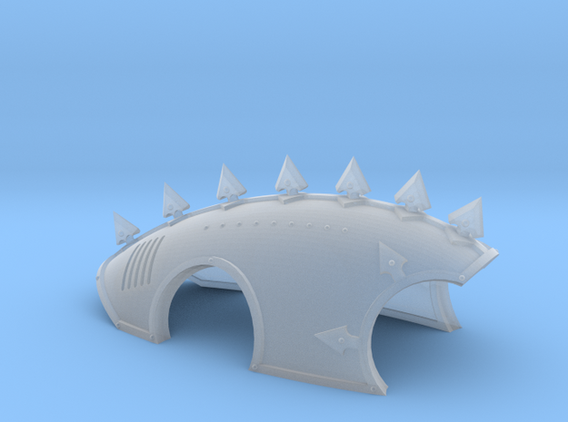Proteus Pattern Warhound Carapace - A in Smooth Fine Detail Plastic