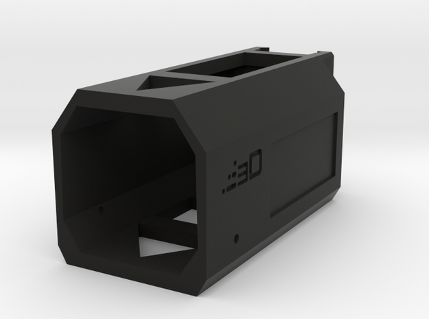Nerf Receiver Picatinny Mount Adapter (Long) in Black Natural Versatile Plastic
