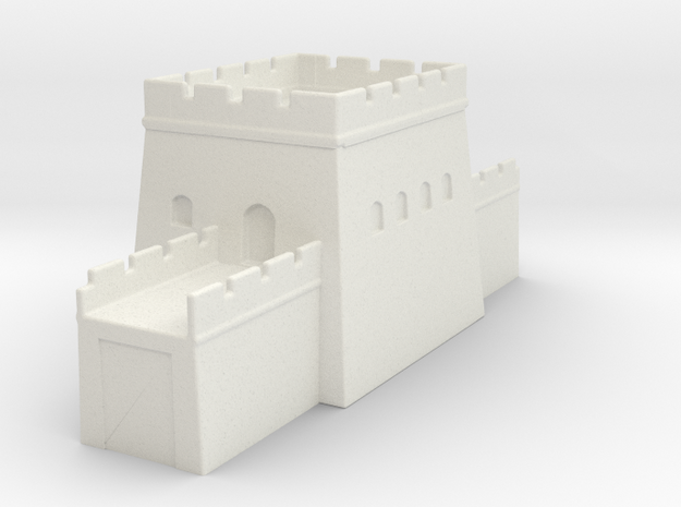 the great wall of china  1/600 tower l   in White Natural Versatile Plastic