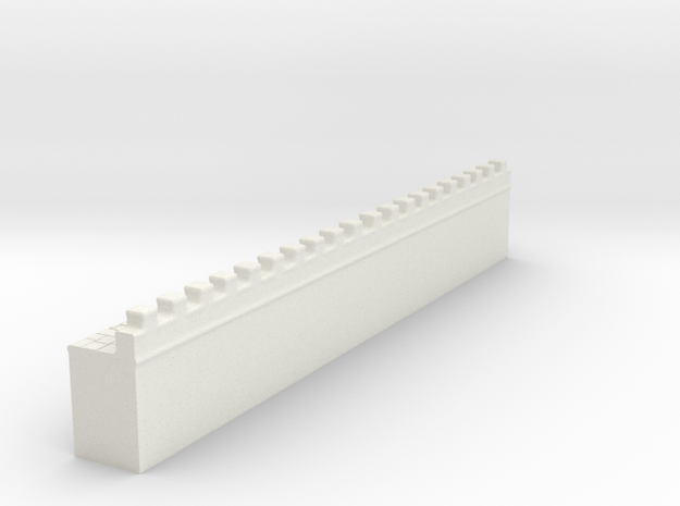 Hadrian's  wall 1/600  in White Natural Versatile Plastic