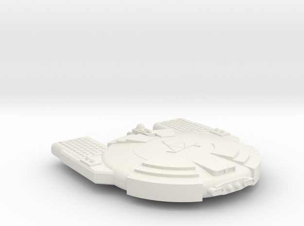3125 Scale Andromedan Python Satellite Ship SRZ in White Natural Versatile Plastic
