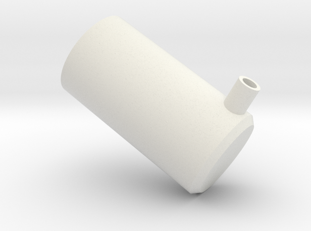 Standard Flamp Cap  in White Natural Versatile Plastic