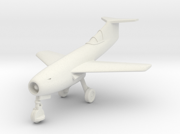 (1:144) Messerschmitt Me P.1106 T-tail (Gear down) in White Natural Versatile Plastic