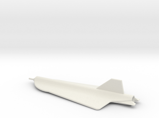 1/144 Scale D-21 Drone in White Natural Versatile Plastic