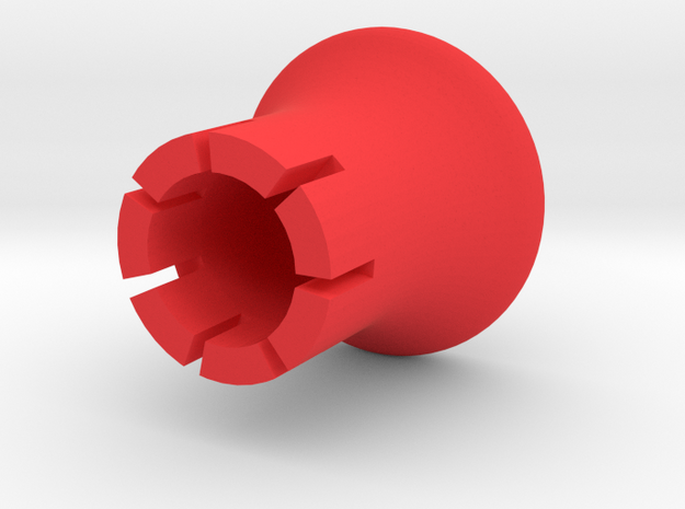 Thermoplan valve spring pusher in Red Processed Versatile Plastic