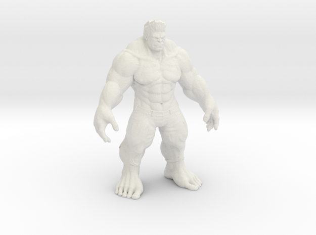 Hulk in White Natural Versatile Plastic