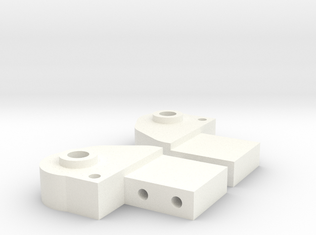 f10001-01 Nikko Bison/F10 Pivot Block, Stock in White Processed Versatile Plastic