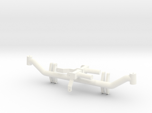 Tube Front Axle 1/8 in White Processed Versatile Plastic