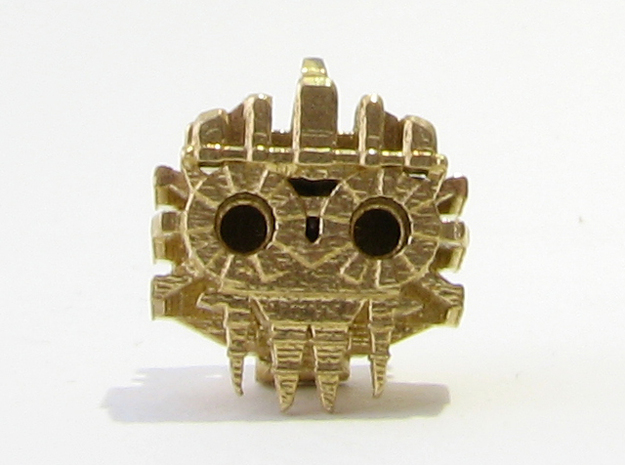 Aztec Bead Tlaloc SA in Natural Brass