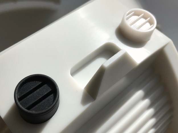 Moebius EVA Pod: Pipe Thingies Horizontal in Smooth Fine Detail Plastic