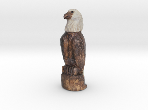 2.5" Eagle Desktop Figurine in Natural Full Color Sandstone