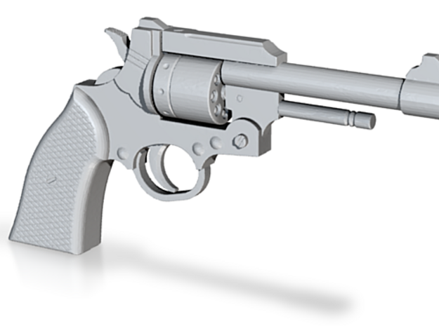 1:3 Miniature 22LR Revolver in Tan Fine Detail Plastic