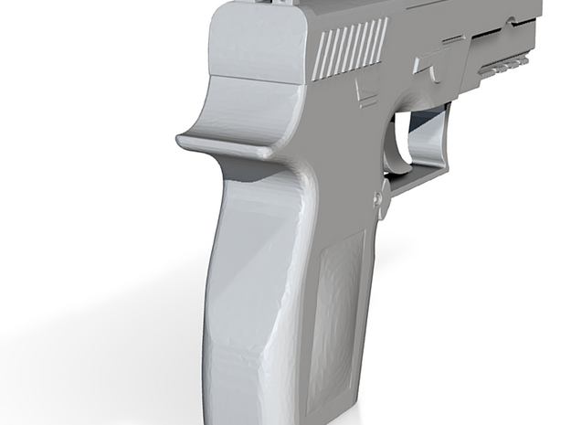 1:3 SIG Sauer P250 Semi-automatic Pistol in Tan Fine Detail Plastic