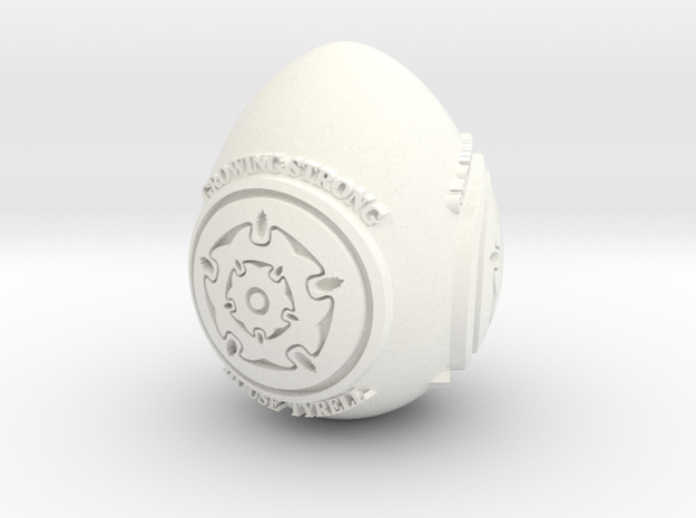 GOT House Tyrell Easter Egg in White Processed Versatile Plastic