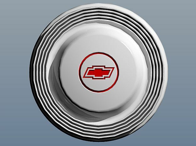 1966 Chevy Hubcaps in Smoothest Fine Detail Plastic