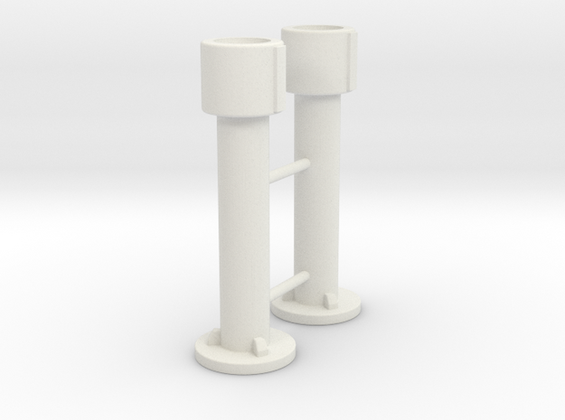 Support-Leg-Extension-set in White Natural Versatile Plastic