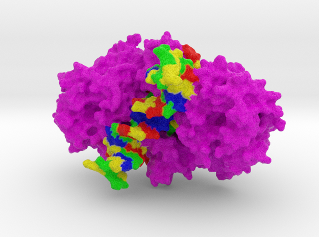 HIV Strand Transfer Complex Intasome in Natural Full Color Sandstone