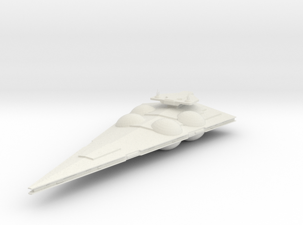 5000 Imperial Interdictor Star Wars in White Natural Versatile Plastic