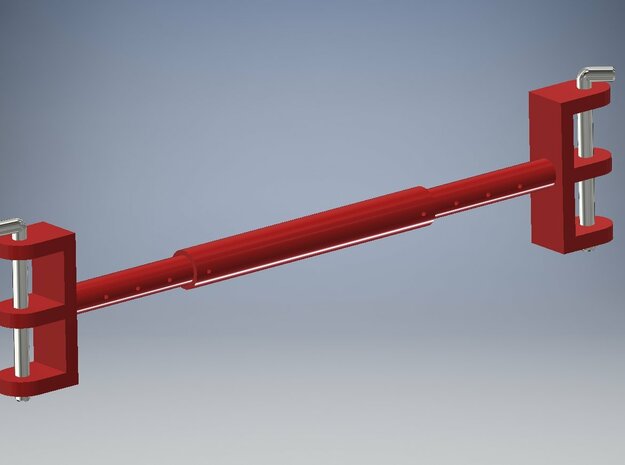 Pendant rope spreader for TWH Manitowoc 4100 in Red Processed Versatile Plastic