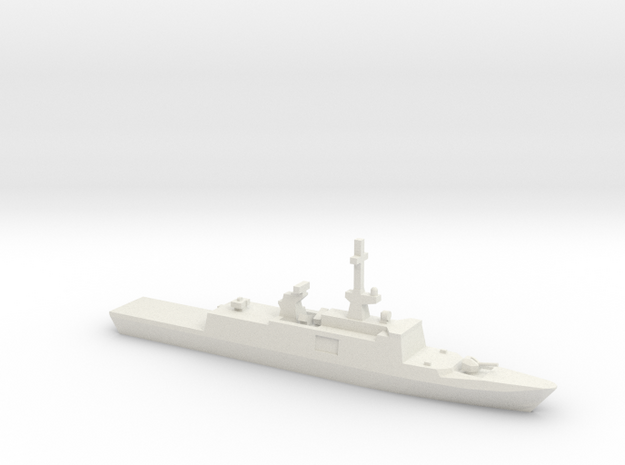 La Fayette-class frigate, 1/1250 in White Natural Versatile Plastic