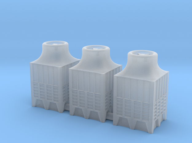 6mm Scale Industrial Chiller 3pc in Tan Fine Detail Plastic