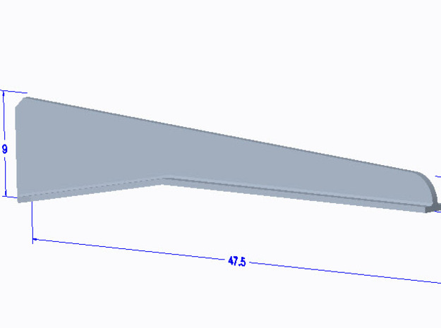 Unterzüge Typ-B 1:40 für Tender KL401/402/403 in Tan Fine Detail Plastic