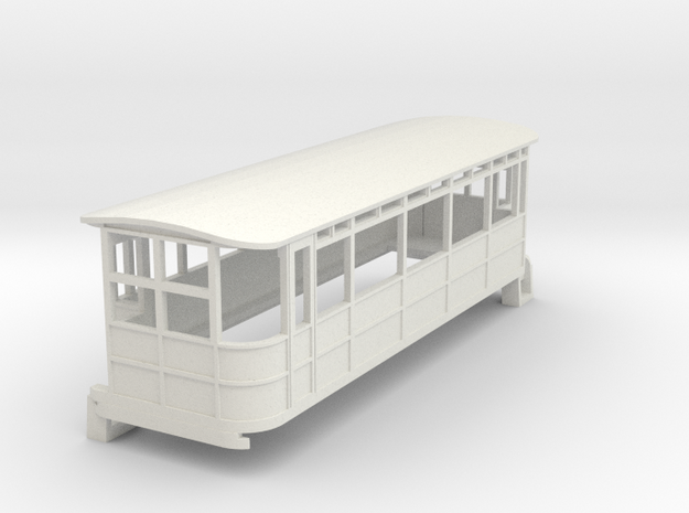 o-87-dublin-blessington-drewry-railcar in White Natural Versatile Plastic