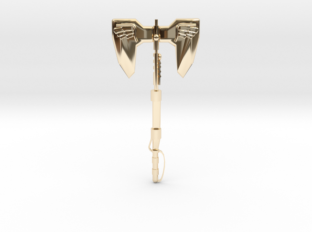 MasterMakedForceAxe1ptv1 in 14k Gold Plated Brass